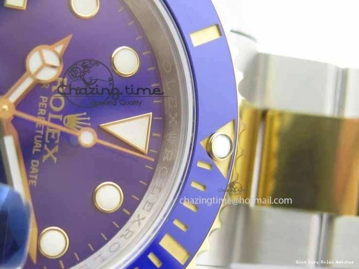 Good Copy Rolex Watches On 1:1 3724 SS Functional Bracelet 116613 Edition JF Blue YG Best SH Dial LB Submariner 0107